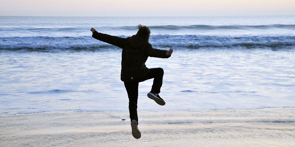 Kind-am-Stand Kind am Strand